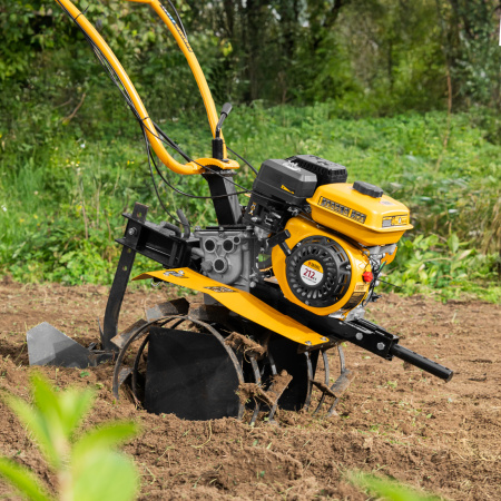 Мотоблок DPT-170S, 7 л.с., ремен.сцеп, фрез 3х4, ШОМ, передачи 2В/1Н Denzel