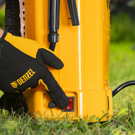 Опрыскиватель ранцевый аккумуляторный D-16LA, 16 л, 12 В, 8 Ач Denzel цена