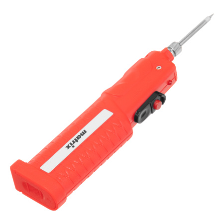 Паяльник беспроводной 4.5 В, 8 Вт, 350°С, припой 10 г, работа от элементов питания 3хАА Matrix цена