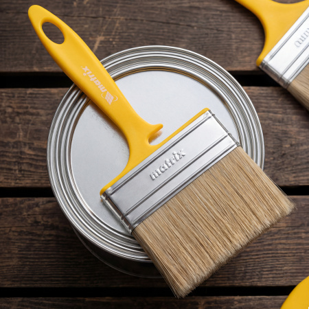 Кисть флейцевая "Лаки" Color Line 100 х 12 мм Matrix цена