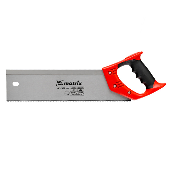Пила по дереву обушковая для стусла, 350 мм, двухкомпонентная рукоятка Matrix цена