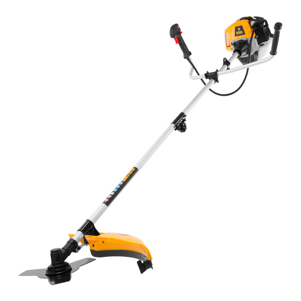 Триммер бензиновый DR-52S, 52 см3, разъемная штанга, состоит из 2 частей Denzel цена