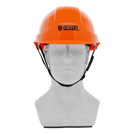 Каска защитная ударопрочная, ABS/PC, плавная регулировка, модель «Форвард» (К-05)оранж. Denzel цена