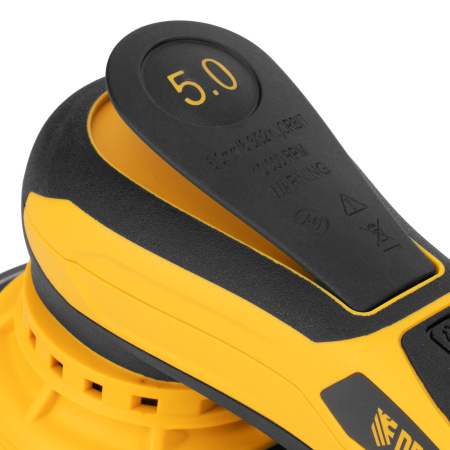 Машина шлифовальная орбитальная бесщет OS-150-BL, 350 Вт, 4000-10000 об/мин Denzel цена