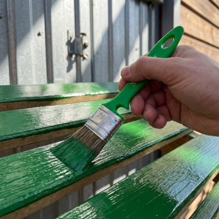 Кисть флейцевая "Работы по дереву" Color Line 25 х 10 мм Matrix цена