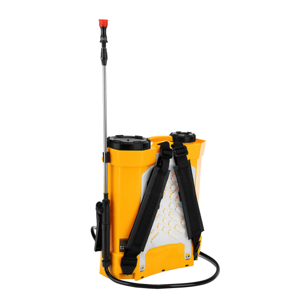 Опрыскиватель ранцевый аккумуляторный D-12LA, 12 л, 12 В, 8 Ач Denzel цена