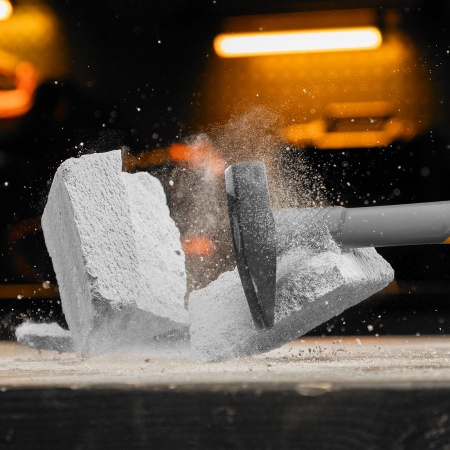 Молоток слесарный, 200 г, кованый, фибергласовая рукоятка c TPR покрытием Denzel