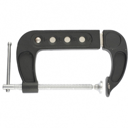 Струбцина G-образная 3-6, многоразмерная, поступенчатая регулировка Matrix Professional цена