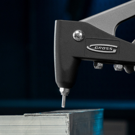 Заклепочник литой, заклепки 2.4-4.8 мм Gross цена