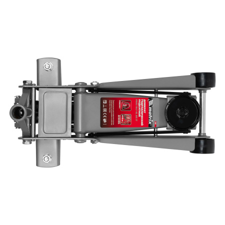 Домкрат гидравлический подкатной профессиональный, быстрый подъем, 3 т, 130-465 мм. Quick Matrix цена