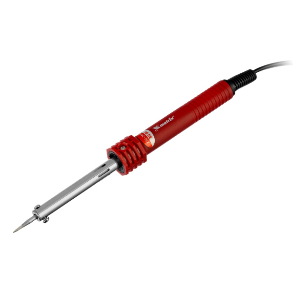 Паяльник, пластиковая рукоятка, медный наконечник с долговечным защитным покрытием, 220 В, 30 W Matrix цена