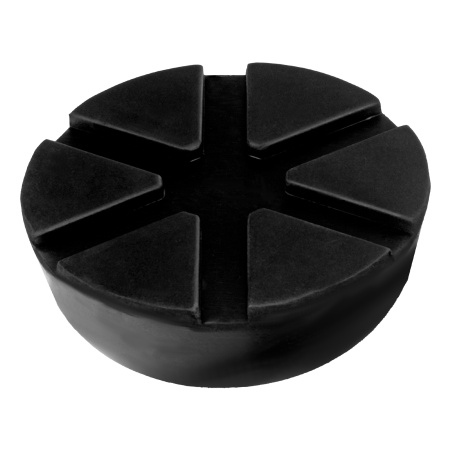 Резиновая опора для подкатного домкрата универсальная, D 89 мм, D 60 мм, H 35 мм Matrix цена