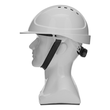 Каска защитная ударопрочная, ABS/PC, плавная регулировка, модель «Форвард» (К-05)белая Denzel цена