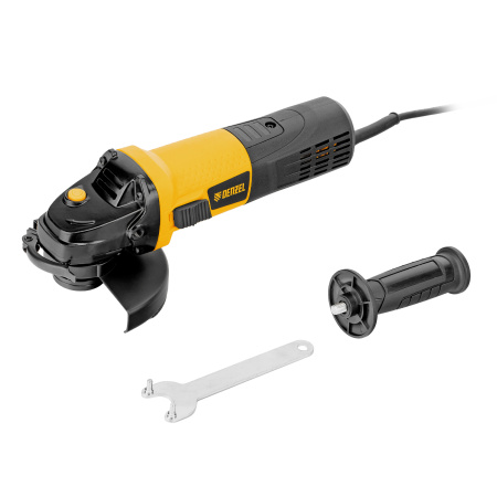 Углошлифовальная машина AGD125-1000, 1000 Вт, 125 мм, 3000-10000 об/мин Denzel