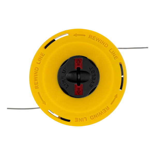 Катушка триммерная полуавтоматическая, легкая заправка лески, гайка M8x1.25, винт M8-M8 Denzel цена