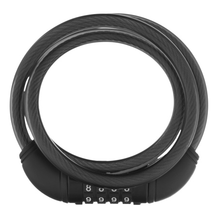 Замок тросовый универсальный с кодовым механизмом, 10 х 950 мм Matrix цена