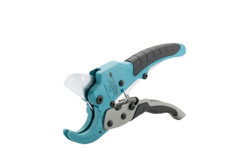 Ножницы для резки изделий из ПВХ, D до 45 мм, обрезиненные рукоятки, рабочий стол для плоских изделий Gross