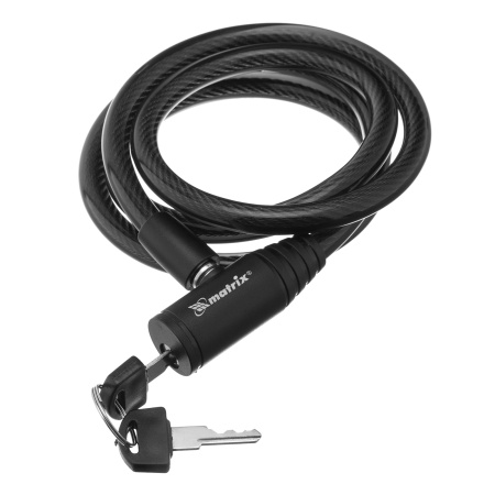 Замок тросовый универсальный, 10 х 1200 мм Matrix цена