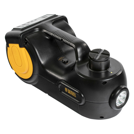 Домкрат электрогидравлический «3 в 1» (1,5 т) 12В, с гайковертом электрическим, в наборе  Denzel цена