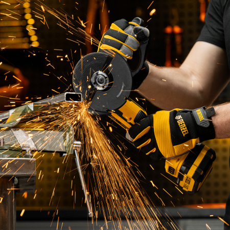 Машина шлифовальная угловая аккумуляторная бесщет. AGH-BL-20-125, Li-Ion, 20 В// Denzel