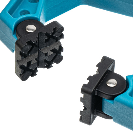 Струбцина клещеобразная 2-1/4, пластиковый корпус, храповой механизм жесткой фиксации, 58 мм Gross цена