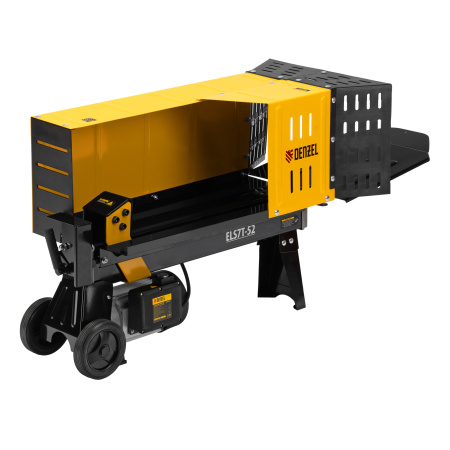 Дровокол электрический ELS7T-52, 2300 Вт, сила раскола 7т, макс. размеры полена D250 x 520 мм Denzel цена