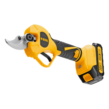 Секатор аккумуляторный, бесщет., CP-40BL, Li-Ion, 20 В, лезвия SK5 Denzel цена