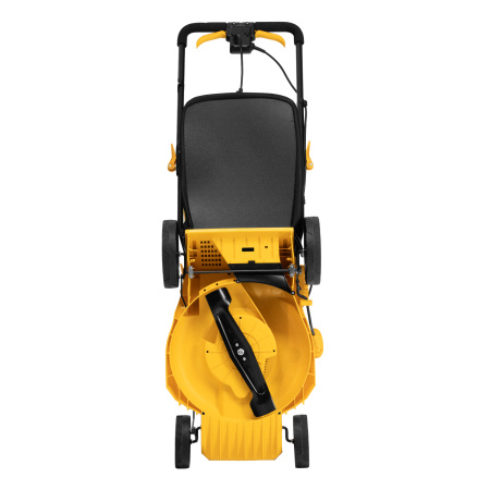 Газонокосилка электрическая GMC-1800, шир. 38см, 1800 Вт, 6 уров., травосб. 35 л Denzel цена