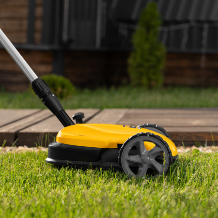 Портативная аккумуляторная газонокосилка CLM-22, Li-ion, 20В, 220 мм // Denzel цена