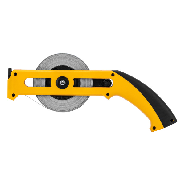 Рулетка геодезическая 30 м х 13 мм, открытый корпус, металлическая лента Denzel цена