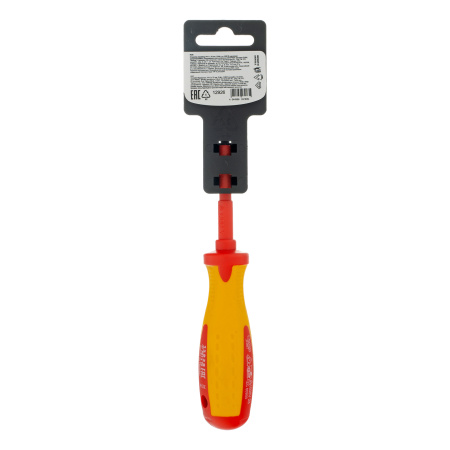 Отвертка Insulated, PH1 x 75 мм, CrMo, до 1000 В, двухкомпонентная рукоятка Matrix Professional