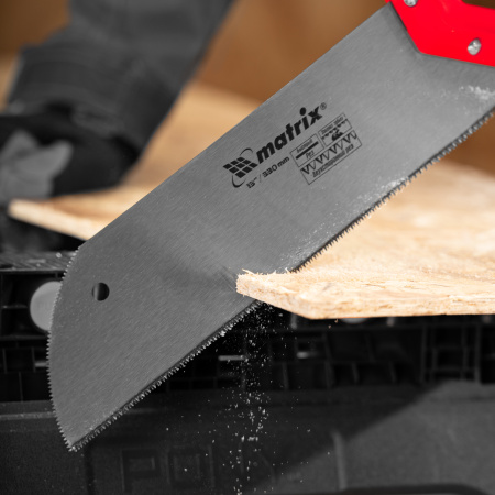 Пила для фанеры с запилом, 330 мм, двухкомпонентная рукоятка Matrix цена