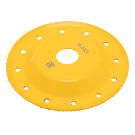 Чашка твёрдосплавная зачистная,125 мм, Наклонная, мелкое зерно #32// Denzel