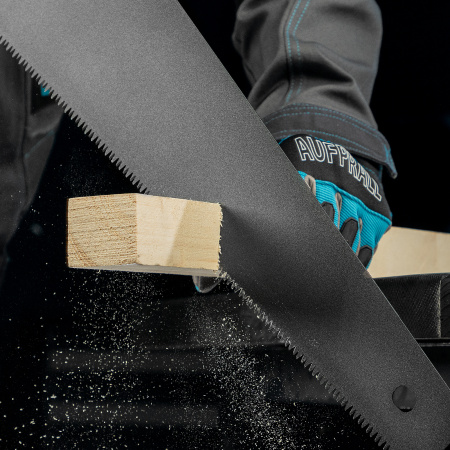 Ножовка по дереву "PIRANHA", 500 мм, 7 TPI, 3D-зуб, тефлоновое покрытие полотна, двухкомпонентная рукоятка Gross цена