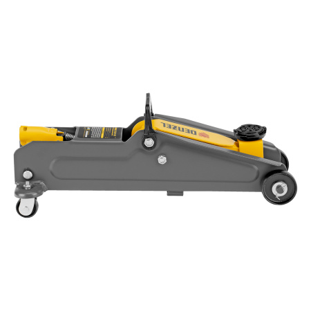 Домкрат гидравлический подкатной, 2 т, 135-385 мм Denzel цена