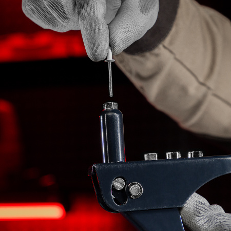 Заклепочник, 250 мм, заклепки 2.4-3.2-4.0-4.8 мм Матрикс цена