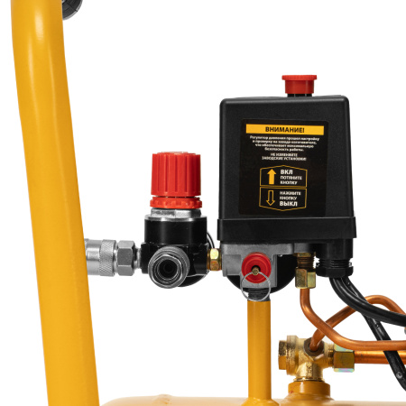 Компрессор воздушный, прямой привод DC1500/50, 1.5 кВт, 50 литров, 220 л/мин Denzel