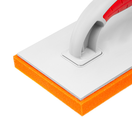 Терка пластмассовая, гидрогубчатое покрытие 20 мм, 270 x 130 мм, двухкомпонентная ручка Matrix цена