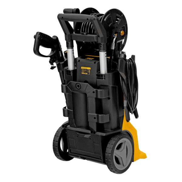 Моечная машина высокого давления R-210iD, 2600 Вт, 210 бар, 8.0 л/мин, асинхронный двигатель, барабан Denzel