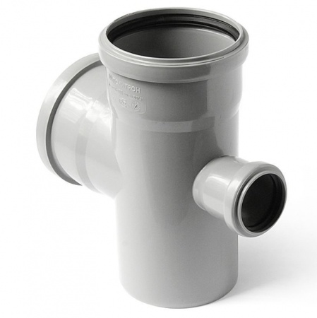 Крестовина одноплоскостная 110х110х50/90 для внутренней канализации ПОЛИТЭК