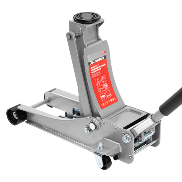 Домкрат гидравлический подкатной профессиональный, быстрый подъем, 3,5т Low Profile, Quick Lift, 100-535 мм, проф Matrix цена