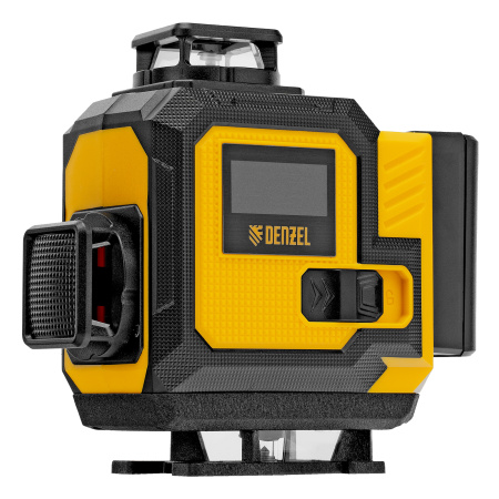 Лазерный уровень мультипризменный DLV 360-4T, 30 м, зеленый луч, Li-Ion 2,4 Aч, штатив// Denzel цена