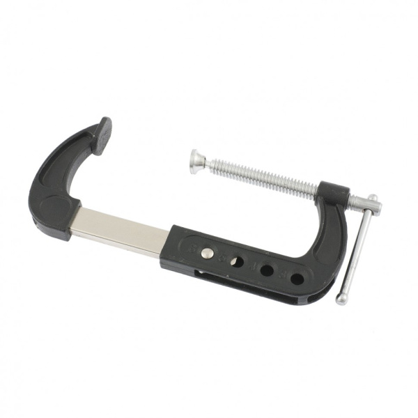Струбцина G-образная 3-6, многоразмерная, поступенчатая регулировка Matrix Professional цена