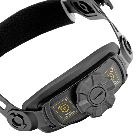 Щиток защитный лицевой (маска сварщика) F10, см. окно 100х96, Real Color, DIN 4-8/9-13 Denzel цена