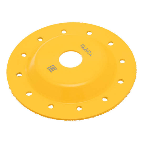 Чашка твёрдосплавная зачистная,125 мм, Плоская, мелкое зерно #32// Denzel