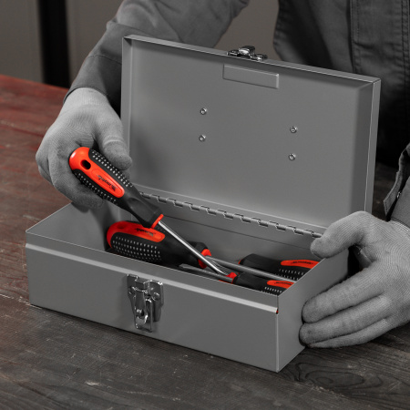 Ящик для инструмента, 284 х 160 х 78 мм, металлический Matrix цена