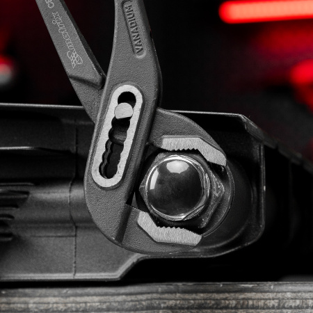 Клещи переставные 250 мм, хром-ванадий, обливные рукоятки Matrix