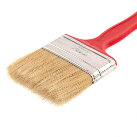 Кисть флейцевая удлиненная, 70 x 12, натуральная щетина, пластиковая ручка Matrix цена