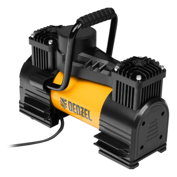 Компрессор автомобильный AC-75, 12 В, 10 атм., 75 л/мин, LED Denzel цена