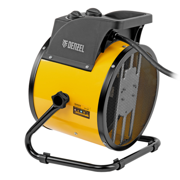 Тепловая пушка, керамический нагреватель (тепловентилятор) DHC 5-400, 230 В, 0.04/3/5 кВт Denzel